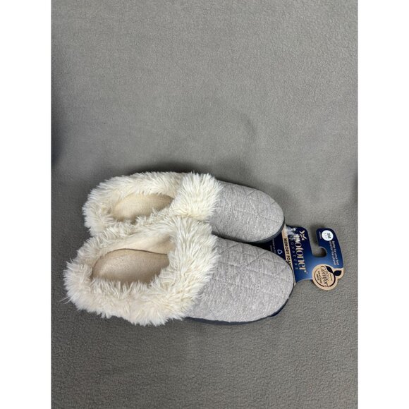 Isotoner Womens Memory Foam Quilted Jersey Bridget Comfort Hoodback S/M 6.5-7 - Picture 4 of 8